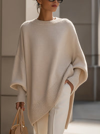Damen Oversized Pullover mit Langarm