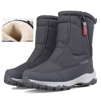 Herren Wadenhohe Schneestiefel mit Fellfutter