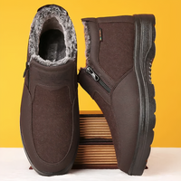 Herren Knöchelhohe Winterstiefel mit Fellfutter