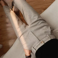 Herren Hochtaillierte Vintage Bundfaltenhose