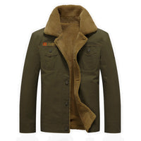 Herren Wetterfeste Winterjacke mit Teddyfutter