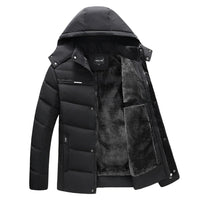 Herren Leichte Winterjacke mit Kapuze
