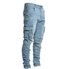 Herren Schmal Zulaufende Cargohose