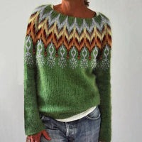 Damen Oversized Norweger Pullover