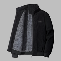 Herren Dicke Cord Winterjacke mit Teddyfutter