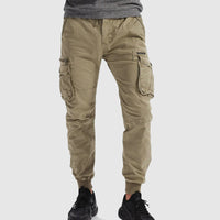 Herren Cargo Jogginghose mit Gummizug
