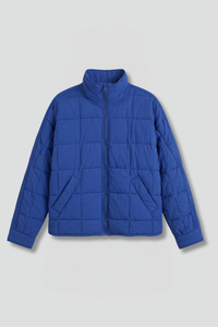 Damen Gesteppte Winterjacke mit Stehkragen und Seitentaschen
