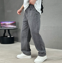 Herren Weite Gerade Hose