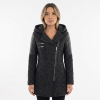 Damen Langer Gerader Wintermantel