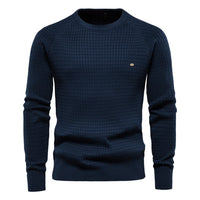 Herren Strick Pullover mit Strukturmuster