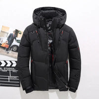 Herren Robuste Gefütterte Winterjacke